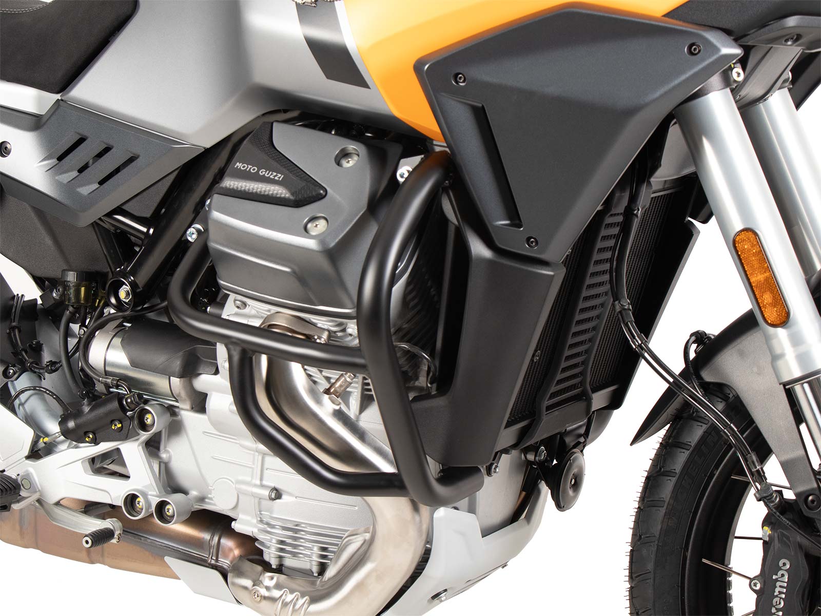 Arceau de protection moteur noir pour Moto Guzzi Stelvio (24-) Hepco & Becker