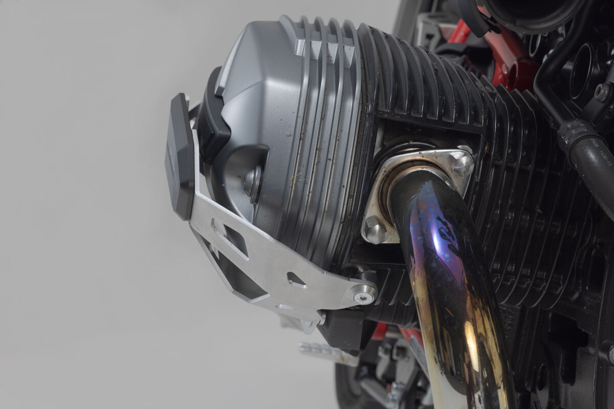 SW-Motech protection cylindrique argentée pour BMW R 12 G/S (25-)