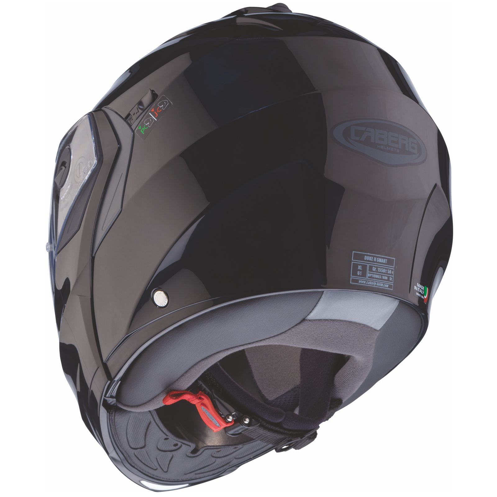 Caberg casque Duke II Smart, noir (non peint)