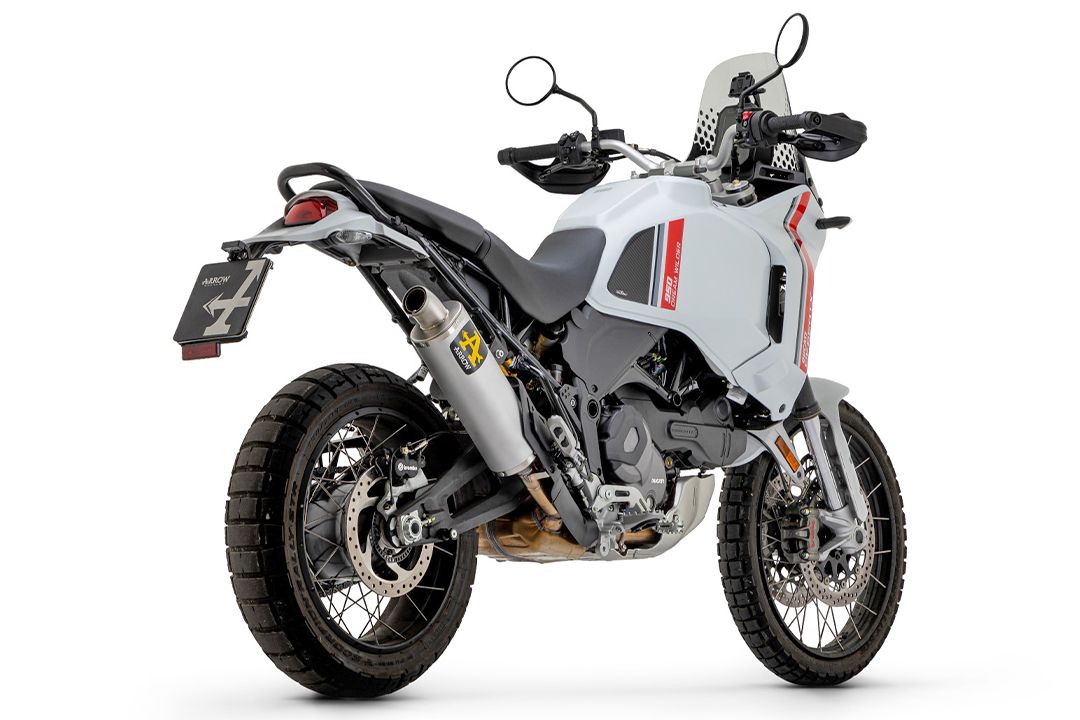 ARROW pot d'échappement INDY RACE aluminium pour Ducati DesertX (22-)