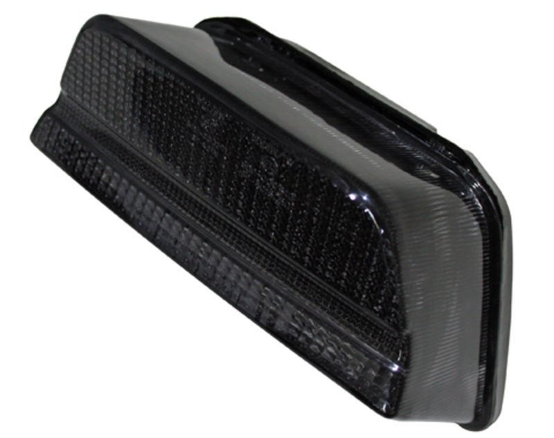 HIGHSIDER smart LED feu arrière noir style Kawasaki, homologué E (1pc)