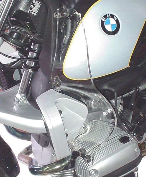 Protège-jambes pour BMW R 850 R /R 1100 R (94-02), paire, fumé clair