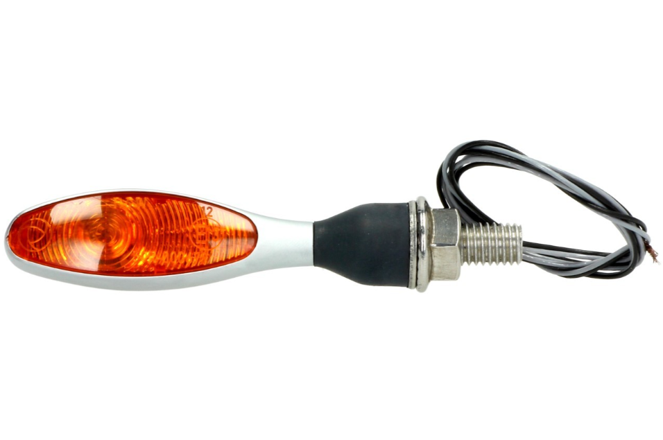 Clignotant Kellermann, Micro 1000 halogène, acier, halogène, HR/HL, 12 V, 6 W, chrome mat, M8x20