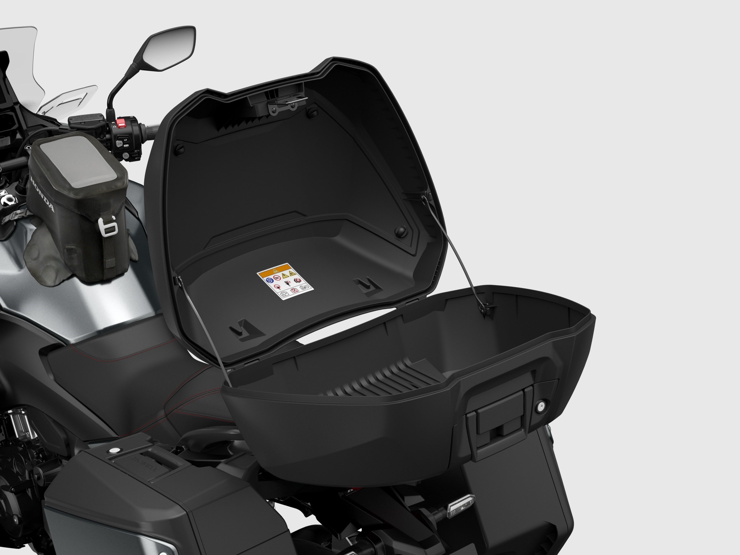 Kit Top Case *NHB01* Graphite Black pour Honda NT 1100 (22-) Original