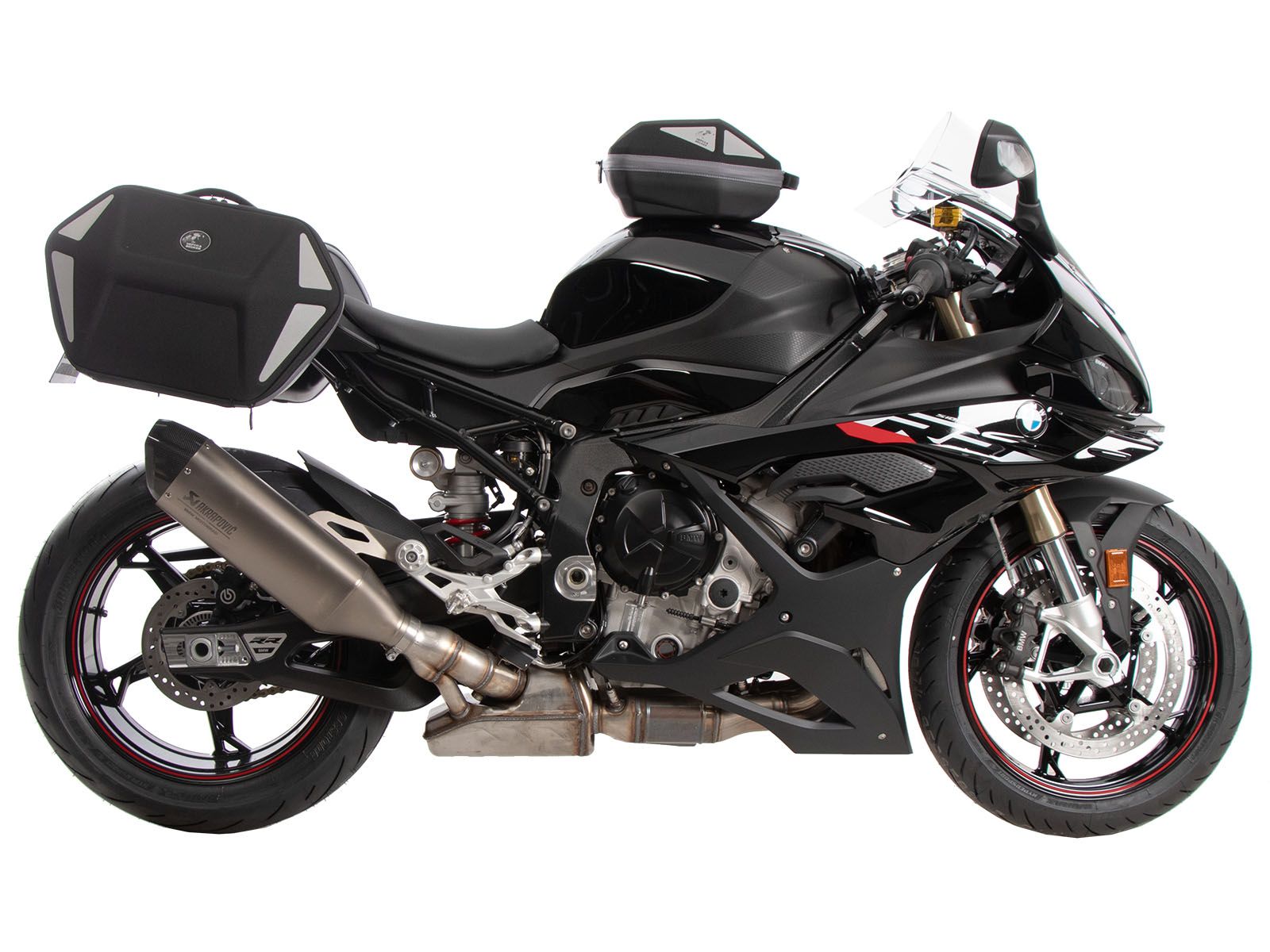Supports latéraux C-Bow noirs pour BMW S 1000 RR (23-) Hepco & Becker
