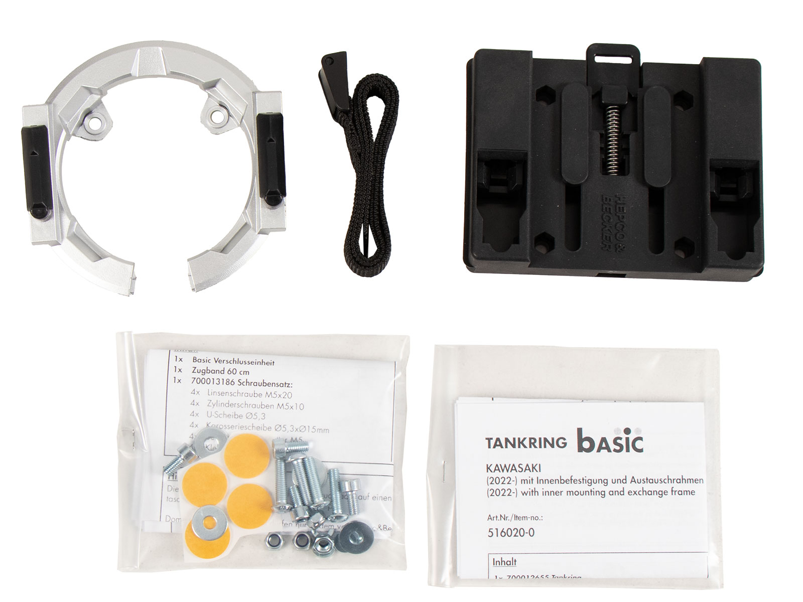 Anneau de réservoir Basic pour Kawasaki Eliminator 500 (24-) Hepco & Becker