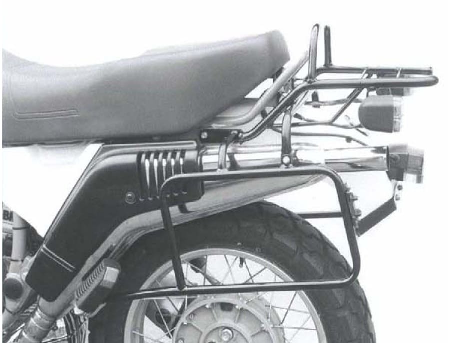 Pont à bagages tubulaire Support de top case et support de valises latérales pour BMW R 80 GS Paris-Dakar (84-87)