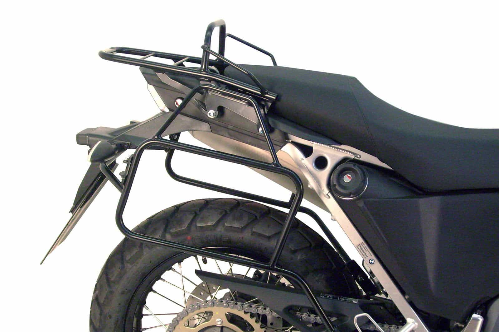 Porte-bagages latéraux Lock-it noir pour BMW G 650 X Country (08-10) Hepco & Becker