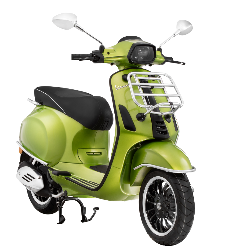 Pare-chocs aile avant pour Vespa Primavera/Sprint/Elettrica 50-150ccm, chrome