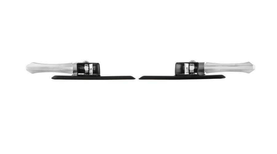 Repose-pieds droit et gauche pour Vespa LX /LXV /S 50-150ccm, noir/chrome