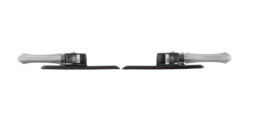 Repose-pieds droit et gauche pour Vespa LX /LXV /S 50-150ccm, noir/argenté