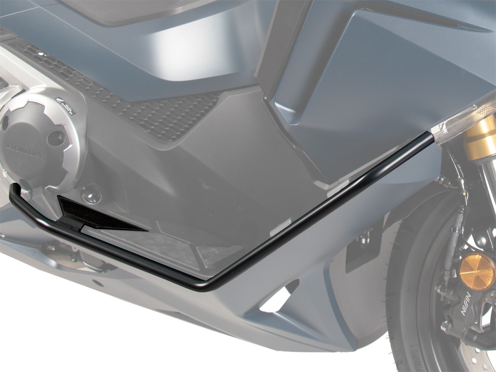 Arceau de protection de carénage noir pour Honda NSS 750 Forza (21-) Hepco & Becker