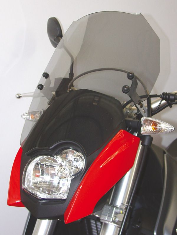 Pare-brise moyenne pour BMW G 650 Xmoto (06-07), fumé clair