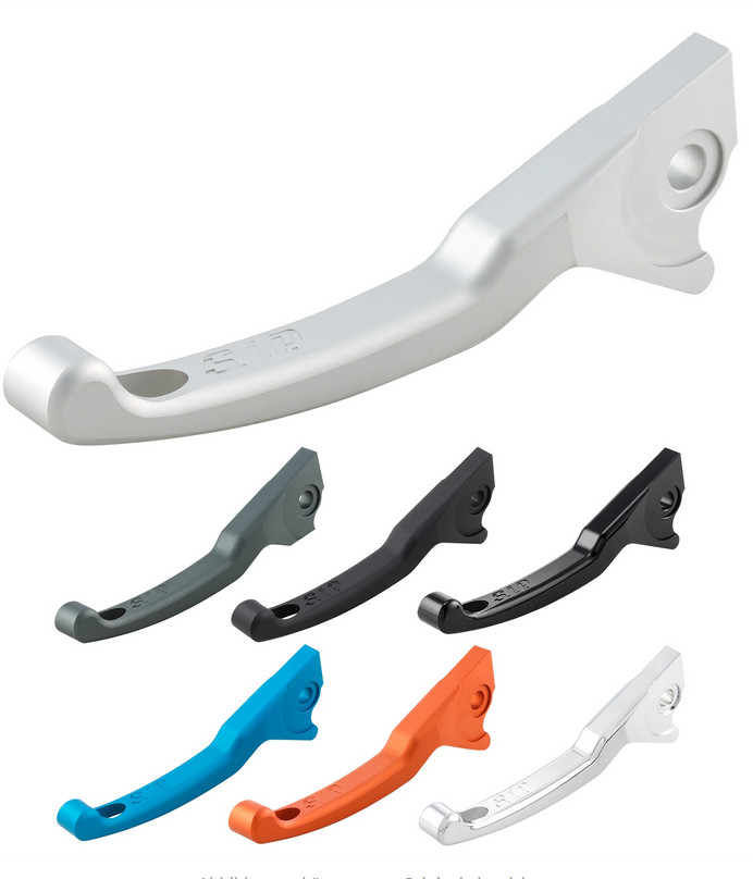 Kit levier de frein sport Shorty pour Vespa LX /LXV /S /Primavera /Sprint 50-150ccm, chrome