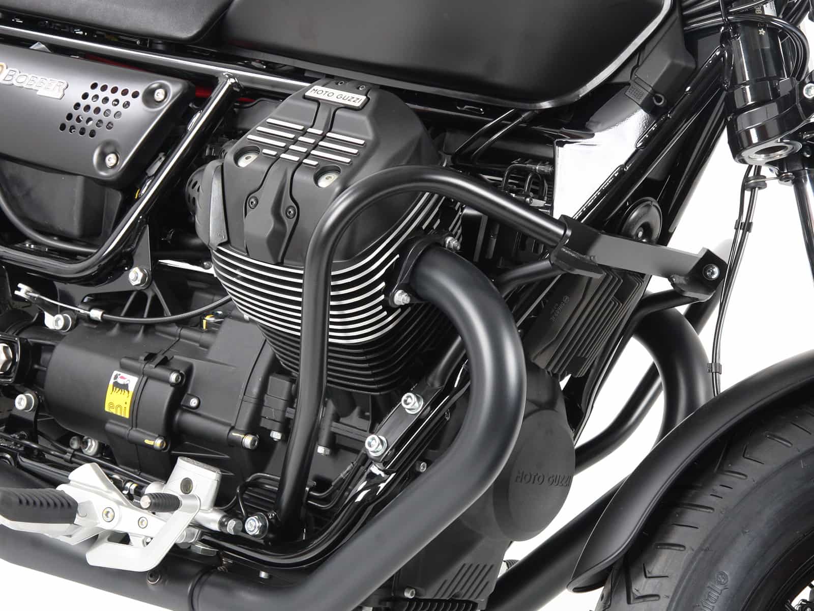 Arceau de protection moteur chromé pour Moto Guzzi V9 Bobber/Special Edition (21-) Hepco & Becker