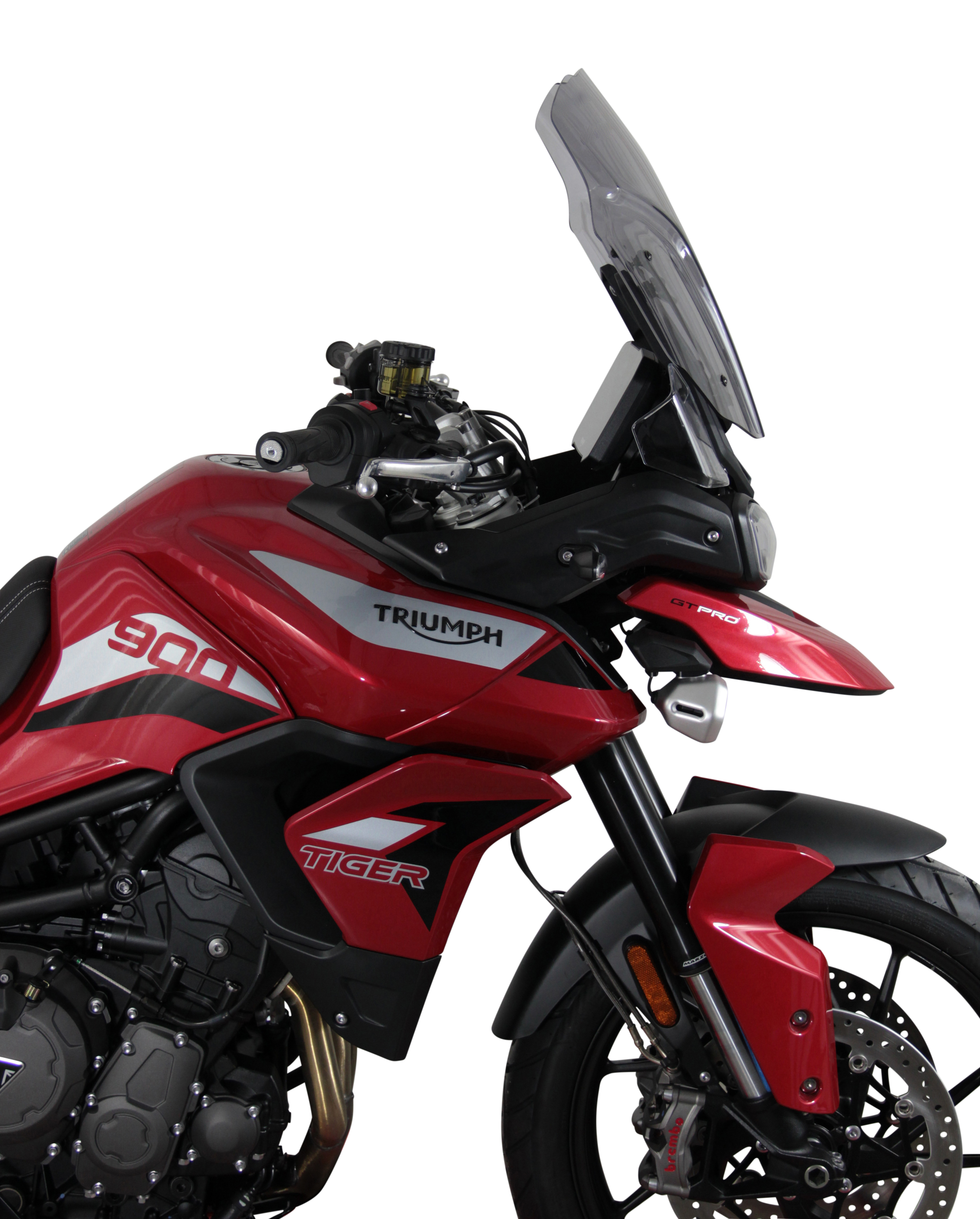 Pare-brise de randonnée MRA "TM" pour TRIUMPH TIGER 900 /GT PRO (année 19-) - gris fumée