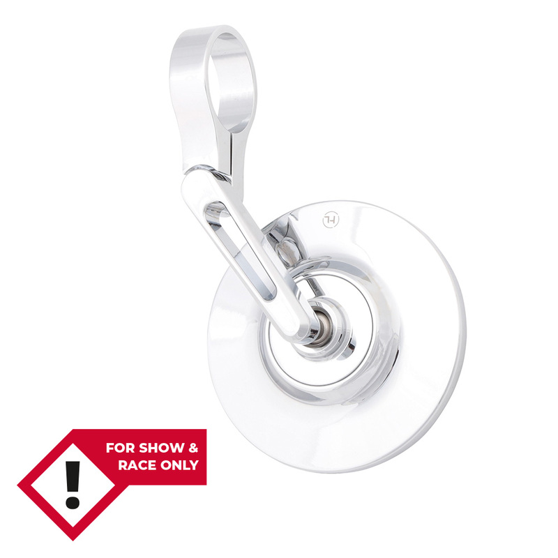HIGHSIDER pro Rétroviseur d'extrémité de guidon Conero-XS Chrome Universel (1pc)