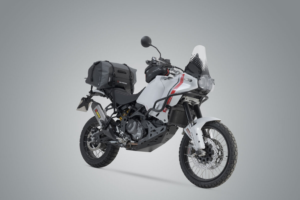 Drybag 350 sacoche arrière pour Aprilia RSV 1000 R /Tuono, noir / gris - SW Motech