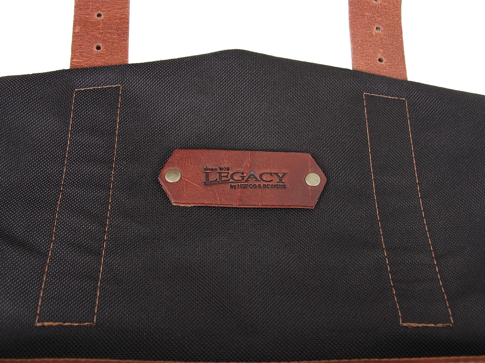 Set de sacoches de coursier LEGACY M/L noir pour bretelles C-Bow Hepco & Becker