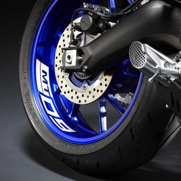 Autocollant réfléchissant pour jante arrière original Yamaha