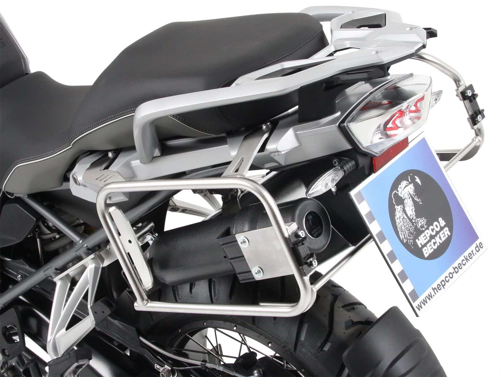 Boîte à outils pour support de valises latérales Cutout pour BMW R 1200 GS LC (13-18) Hepco & Becker