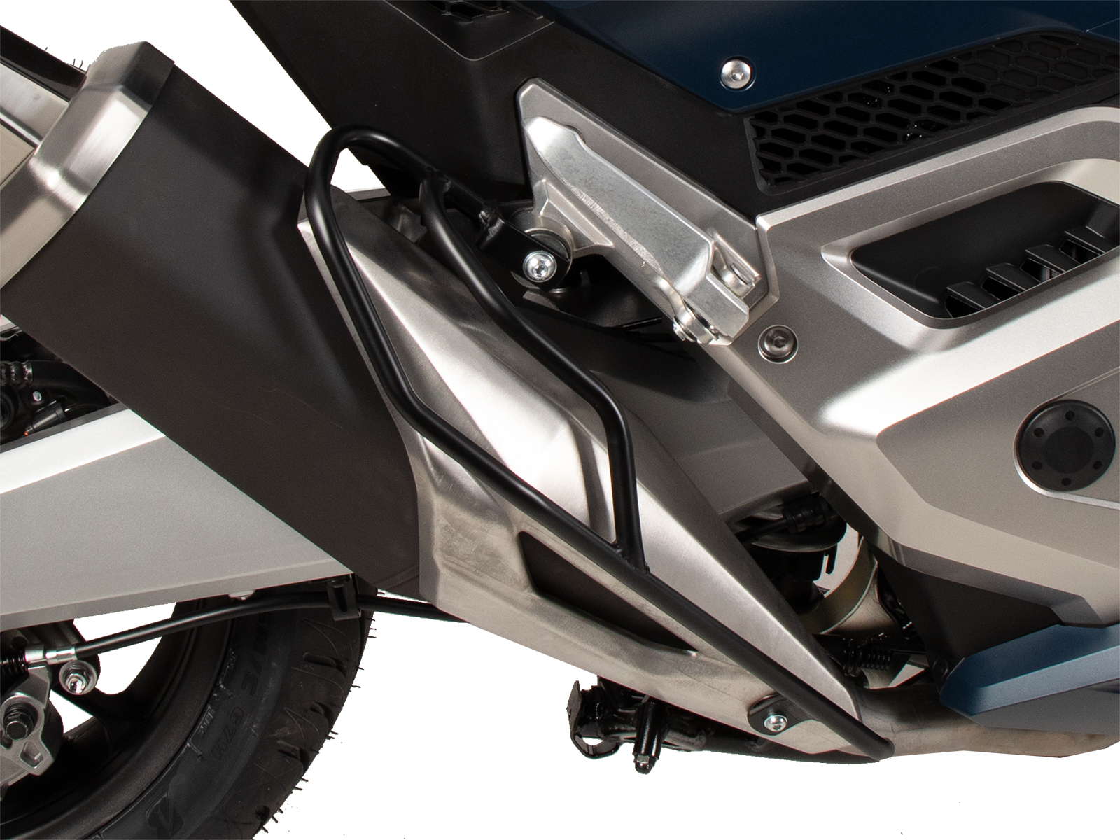 Arceau décoratif de pot d'échappement noir pour Honda NSS 750 Forza (21-) Hepco & Becker