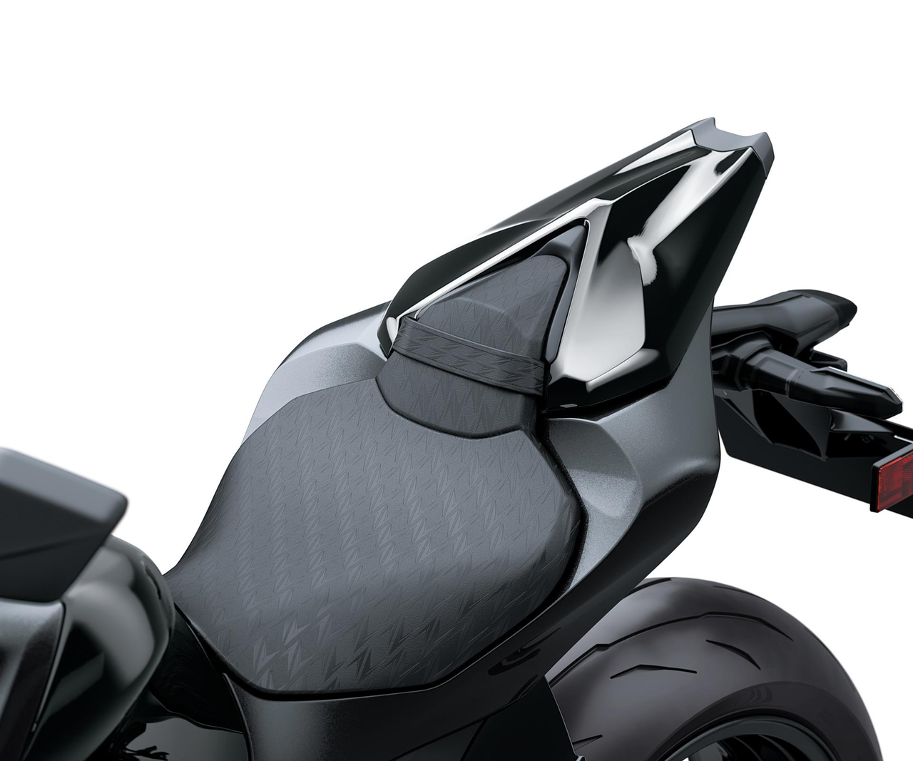 Couverture de siège passager Ebony (H8) pour Z 1100 /SE (26-) Original Kawasaki