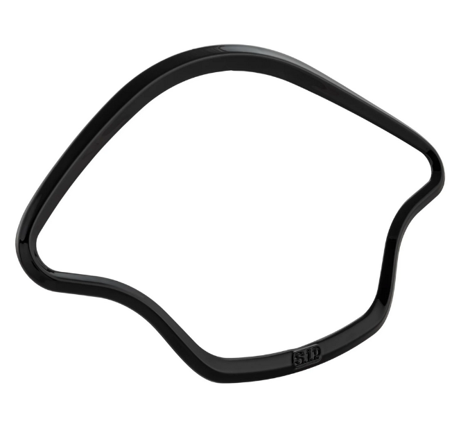 Anneau décoratif tachymètre pour Vespa Primavera/Sprint/Elettrica 50-150ccm 2T/4T AC, noir brillant