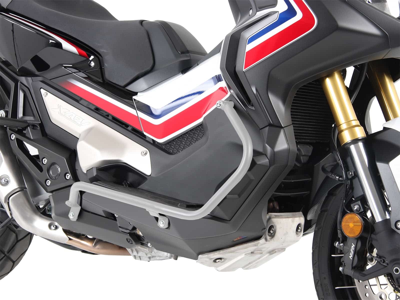 Arceau de protection du moteur argenté pour Honda 750 (21-24) Hepco & Becker