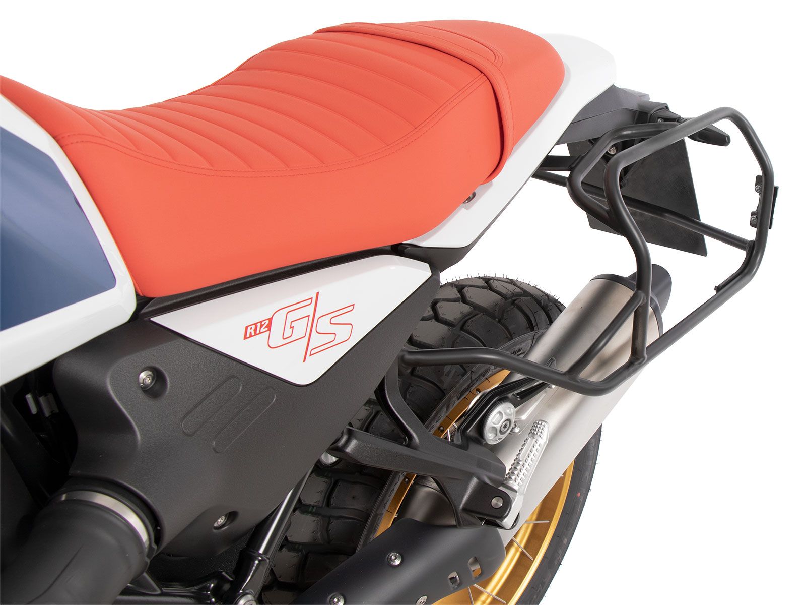 Kit de support de valises Cutout support incl. kit de valises Xplorer Cutout argent pour BMW R 12 G/S (25-)