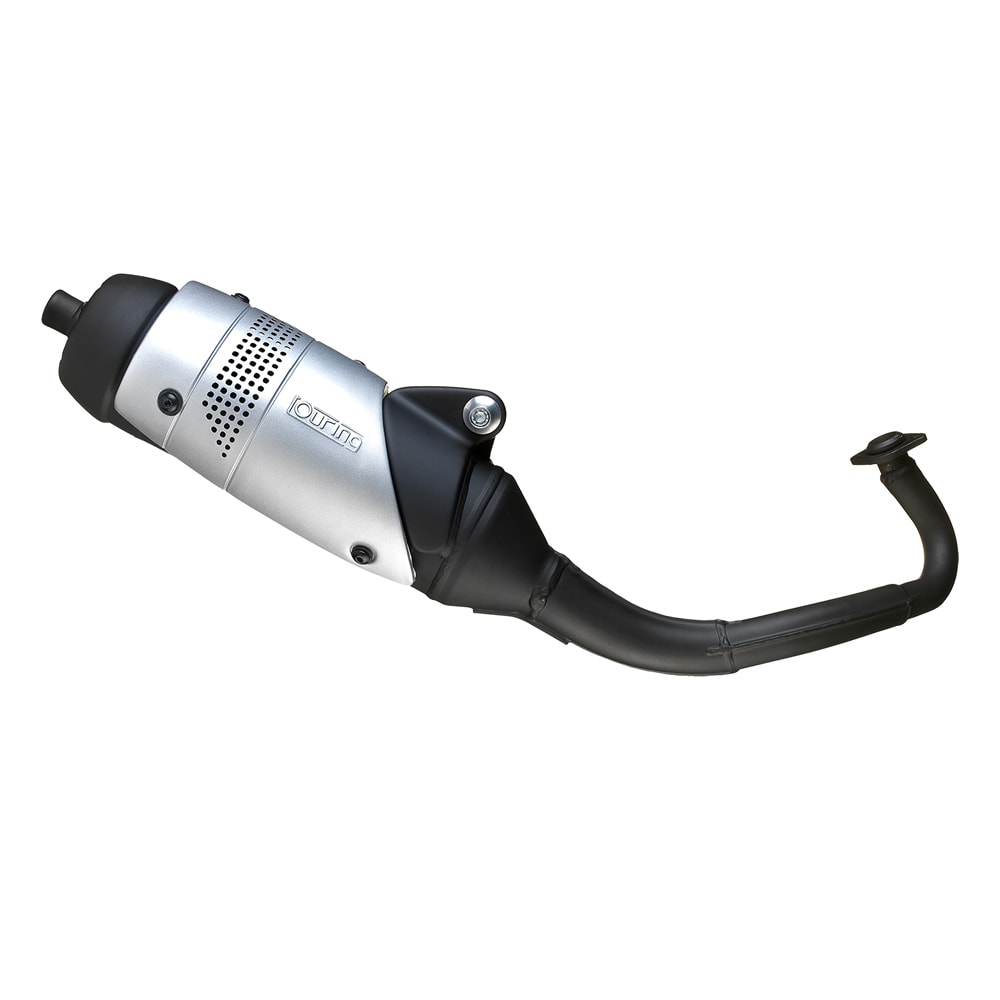 LeoVince système d'échappement Touring, acier pour Yamaha Aerox 50 Kat (Bj.00-01)