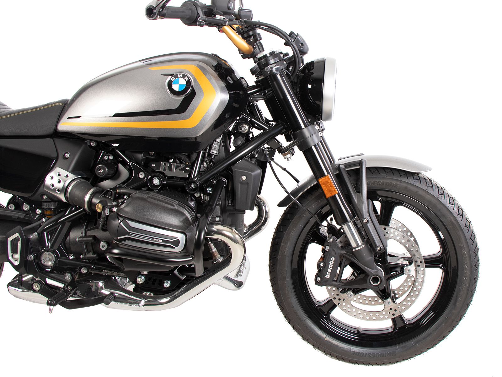 Arceau de protection moteur noir pour BMW R 12 (24-) Hepco & Becker