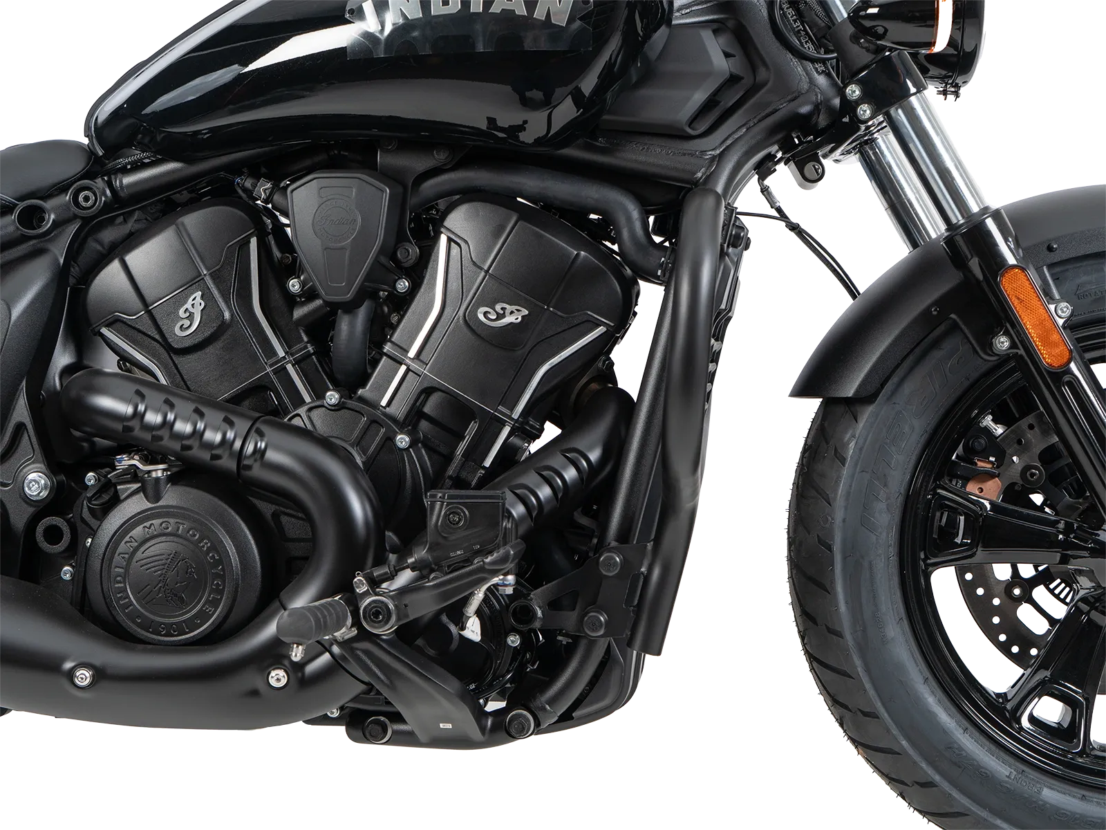 Arceau de protection moteur noir pour Indian Scout Sixty Bobber (25-) Hepco & Becker