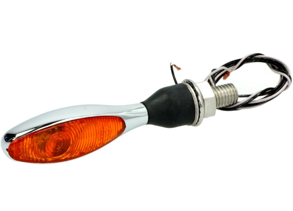 Clignotant Kellermann, Micro 1000 halogène, acier, halogène, HR/HL, 12 V, 6 W, chrome brillant, M8x20