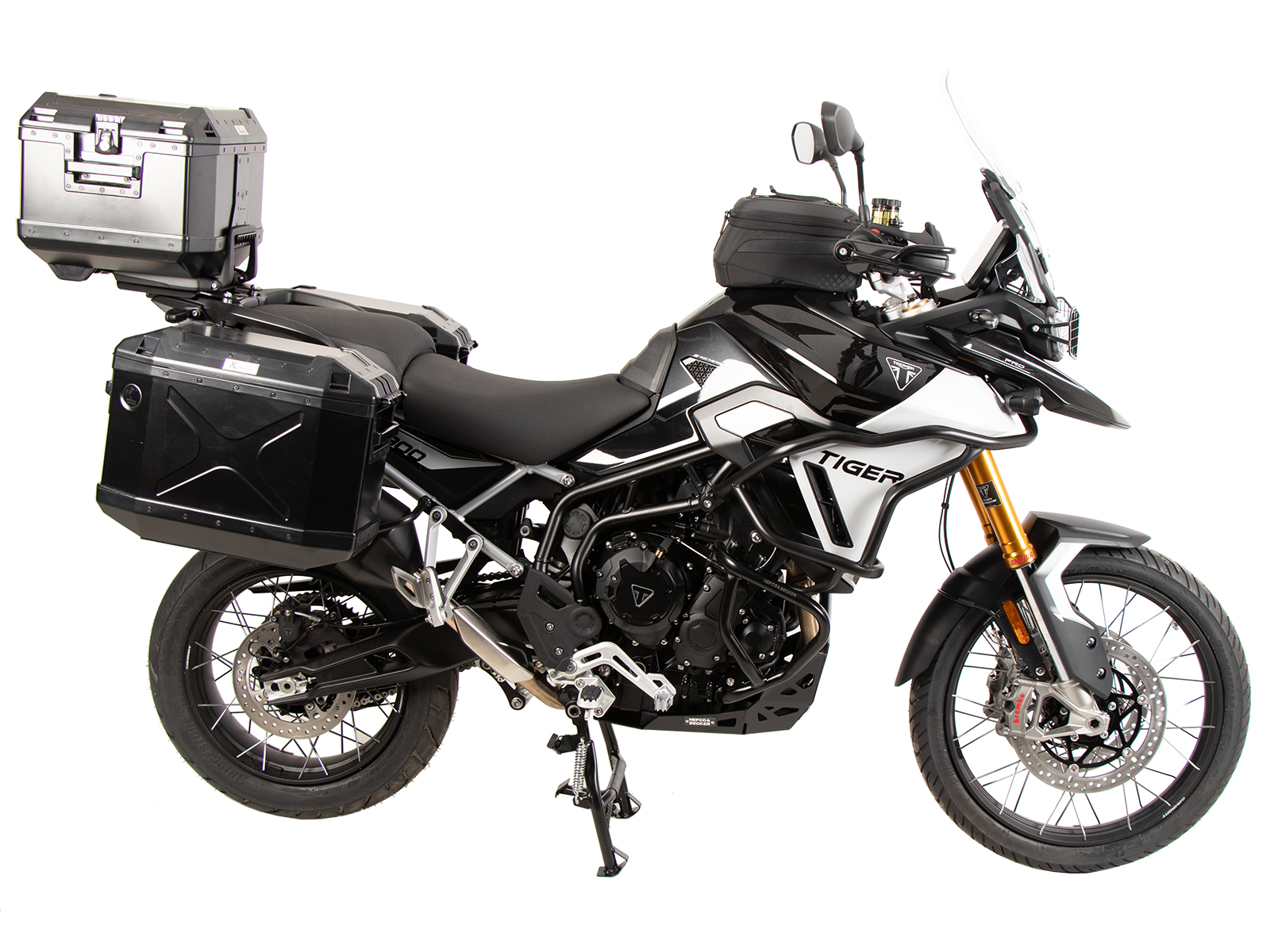 Support de topcase Alurack pour Triumph Tiger 900 Rally Pro (24-) Hepco & Becker