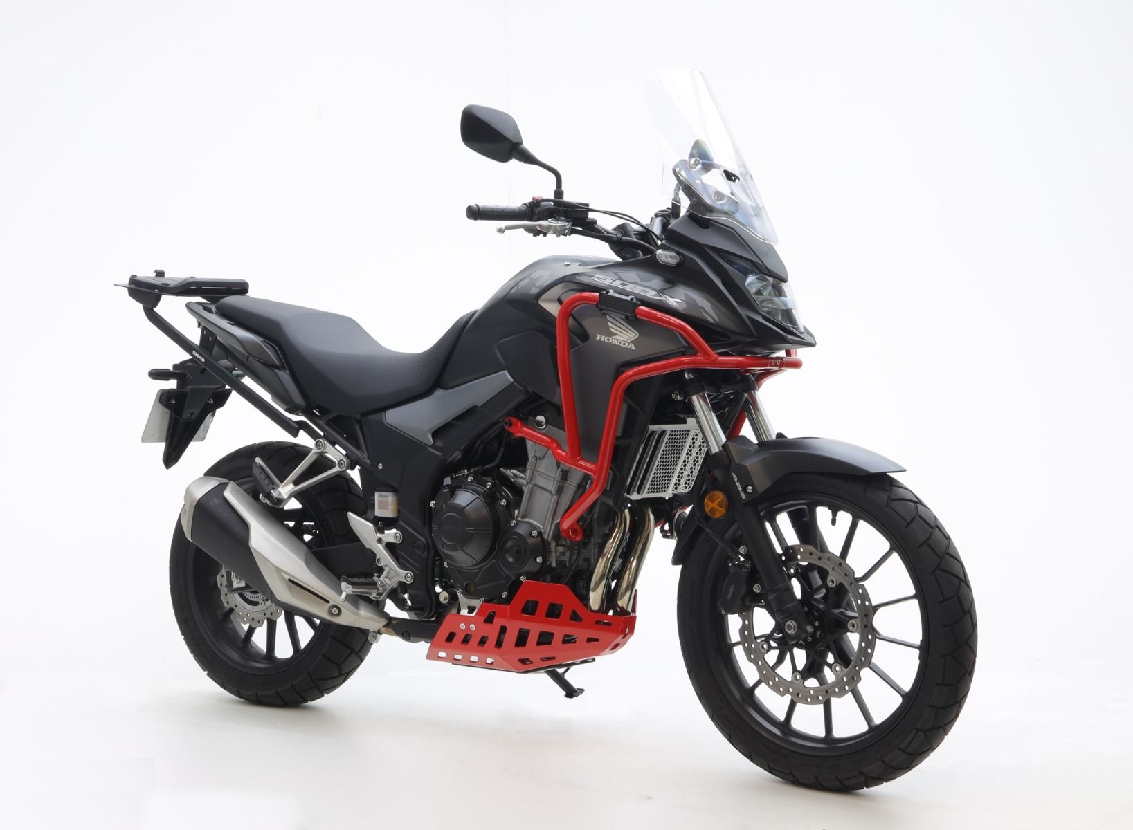 Pare-chocs en aluminium, haut pour Honda CB 500 X, noir