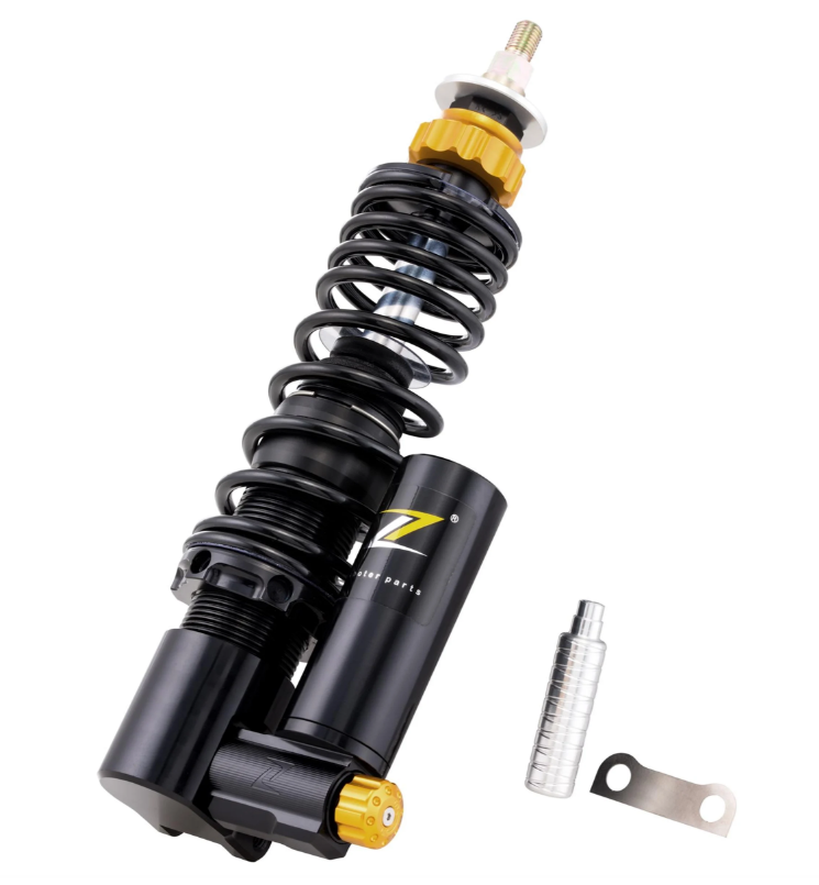 Amortisseur avant ZELIONI "Black Edition" pour Vespa ET2/ET4/LX/LXV/S 50-150ccm, noir