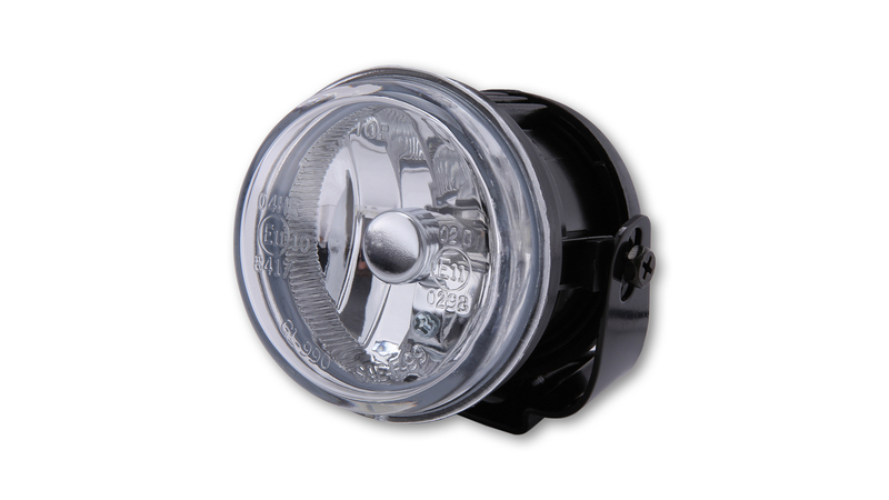 HIGHSIDER smart Phares antibrouillard noirs ronds, homologués E (1pc)