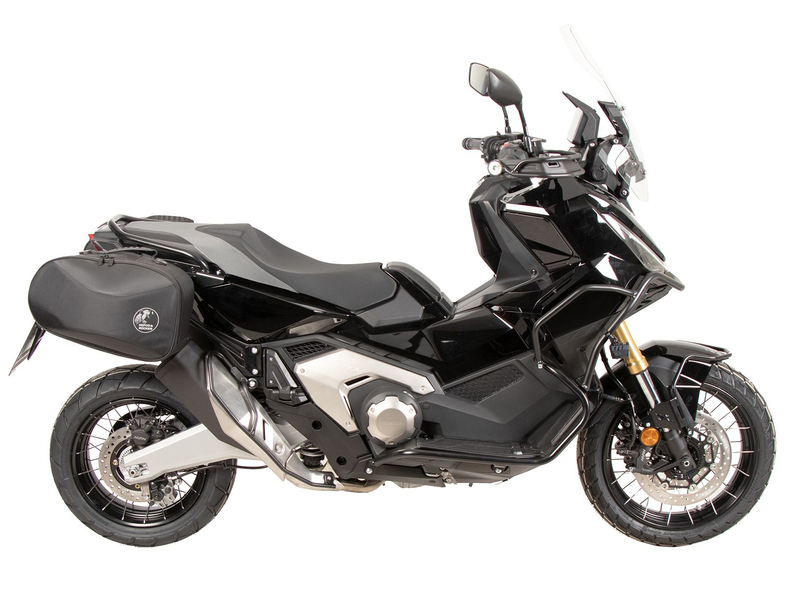 Supports latéraux C-Bow noirs pour Honda X-ADV (25- ) Hepco & Becker
