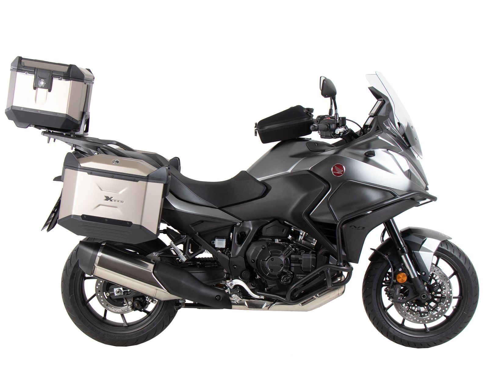 Support de topcase en alurack pour le porte-bagages d'origine pour Honda NT 1100 (22-24) Hepco & Becker