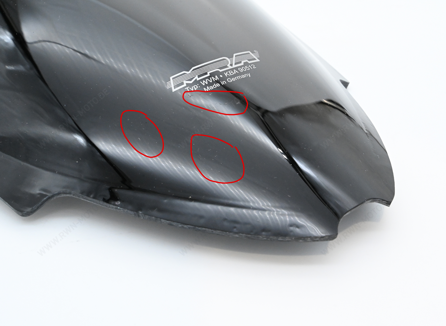 MRA rondelle moulée d'origine "O" noire APRILIA RSV 4 -125 RK