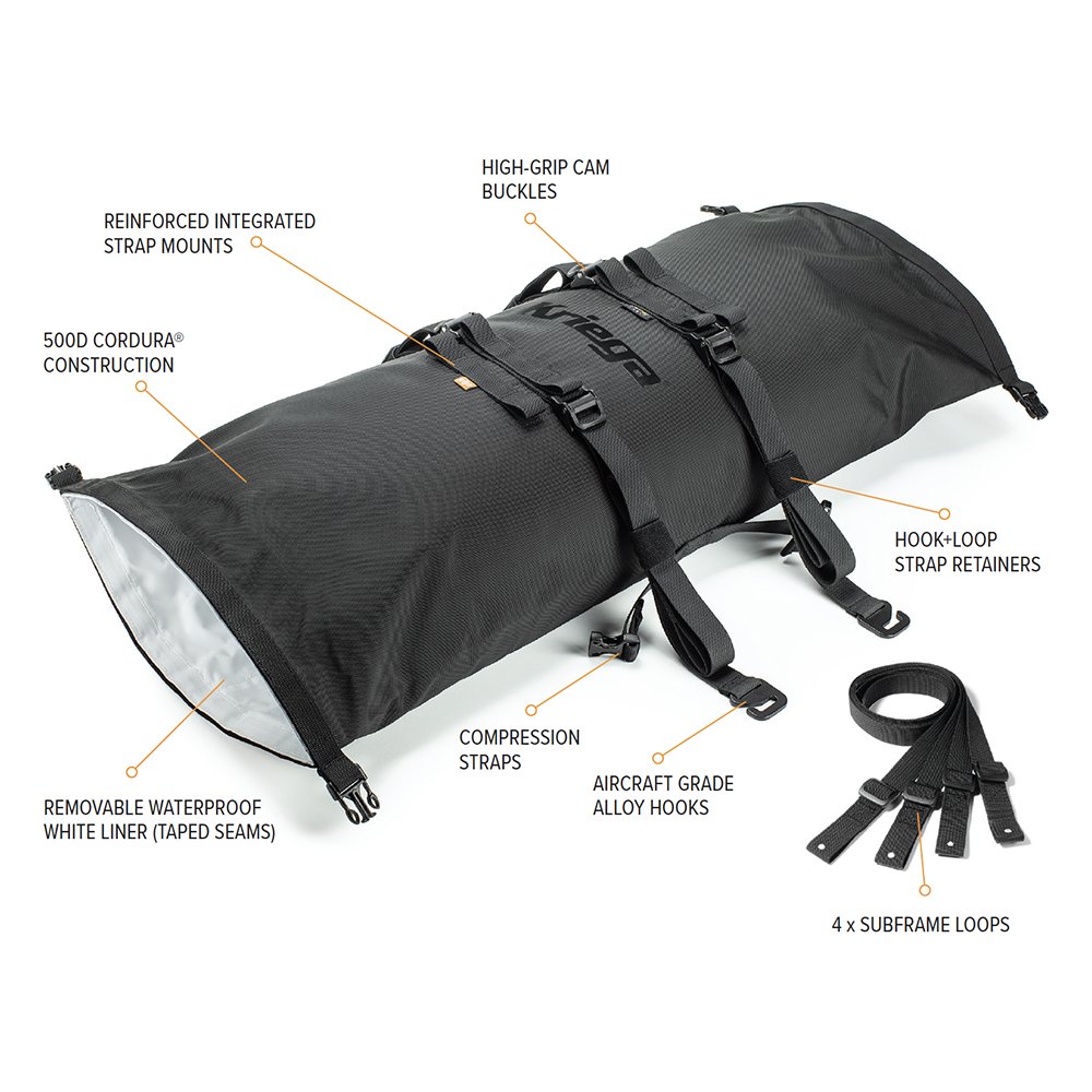 Kriega Rollpack 20 litres - citron vert / jaune