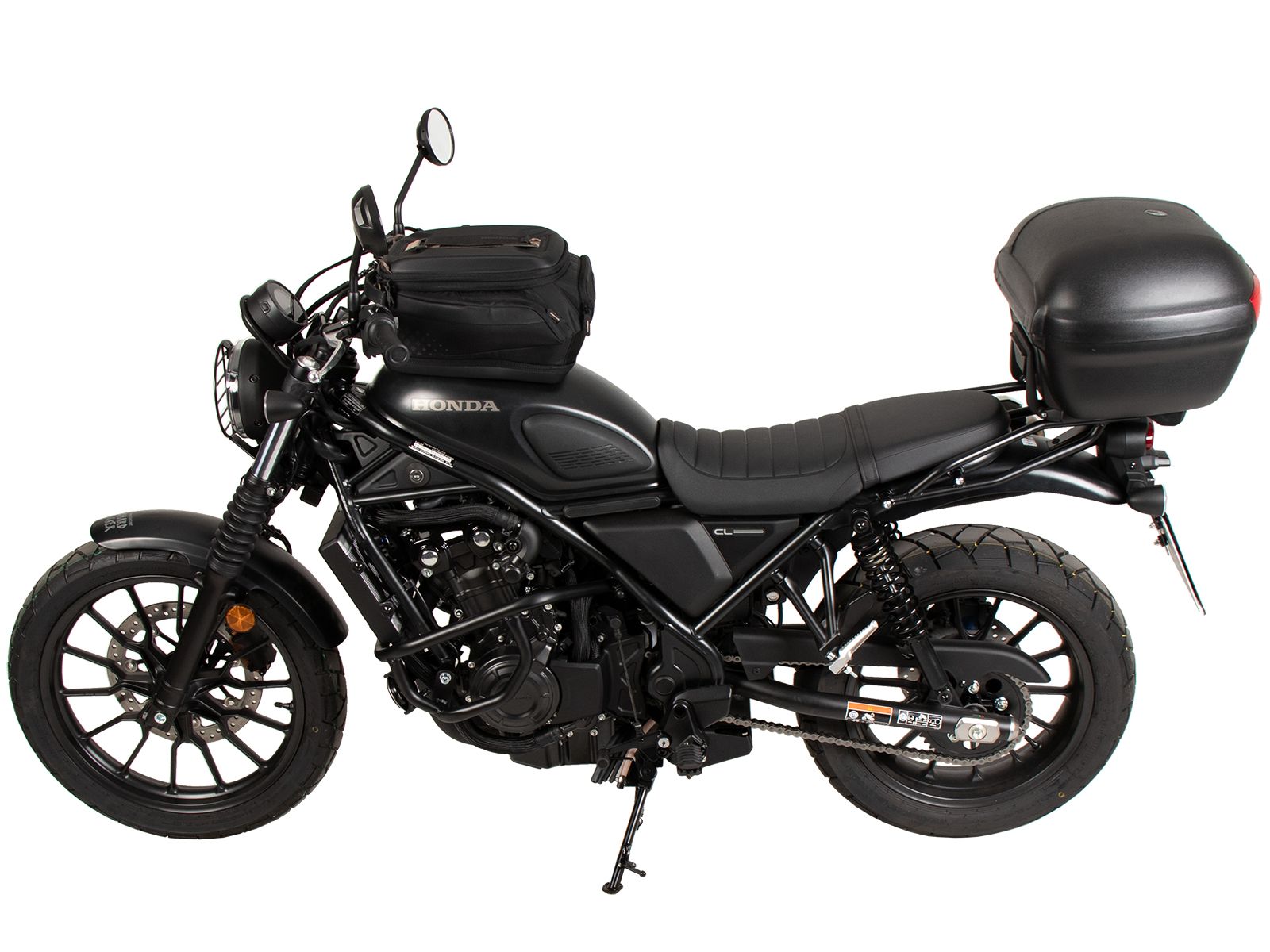 Support de top case Easyrack noir pour Honda CL 500 Scrambler (23-) Hepco & Becker