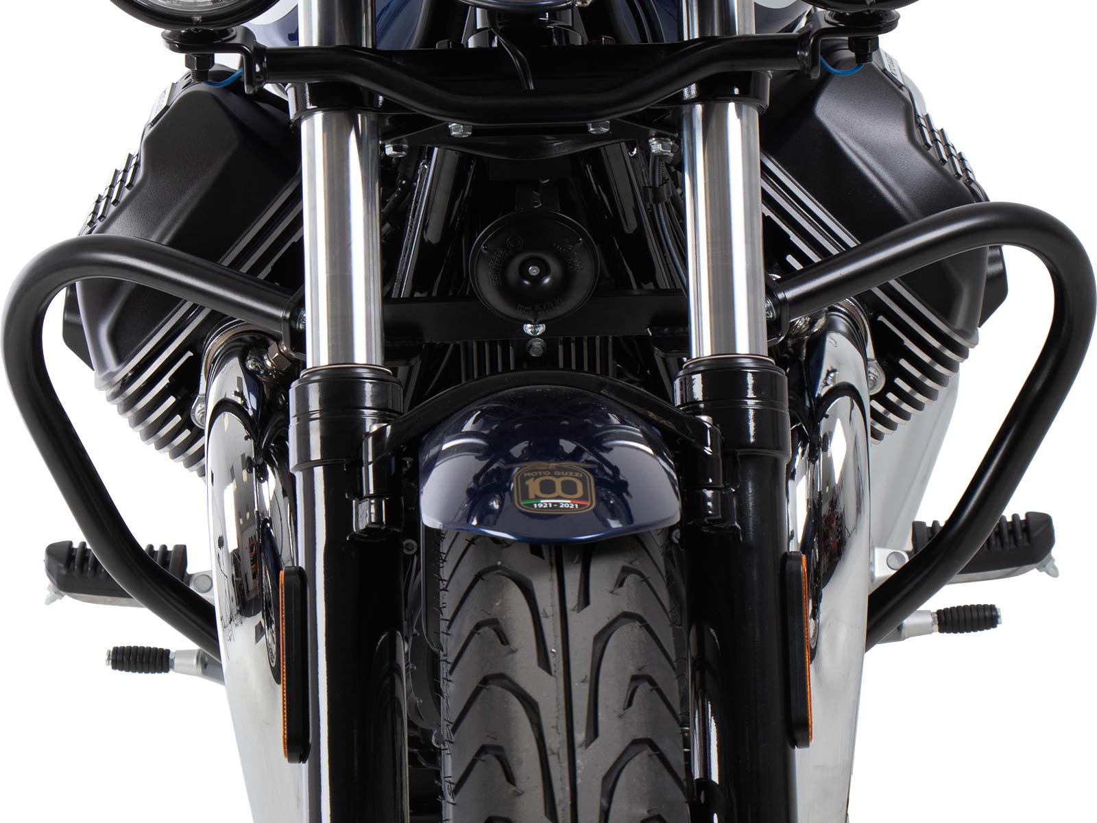 Arceau de protection moteur noir pour Moto Guzzi V7 850 Stone Corsa (2024) Hepco & Becker