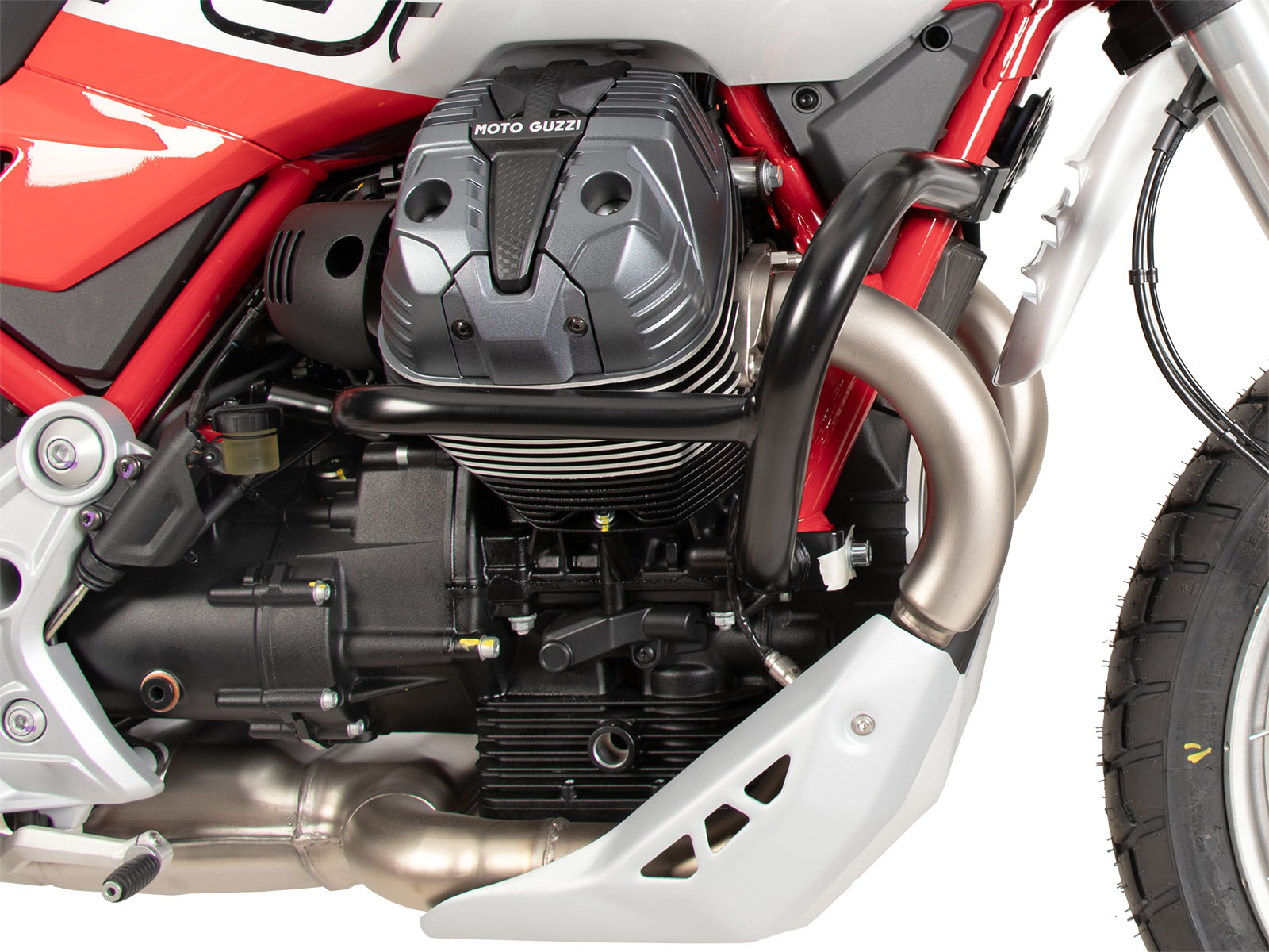 Arceau de protection moteur noir pour Moto Guzzi V85 TT (24-) Hepco & Becker