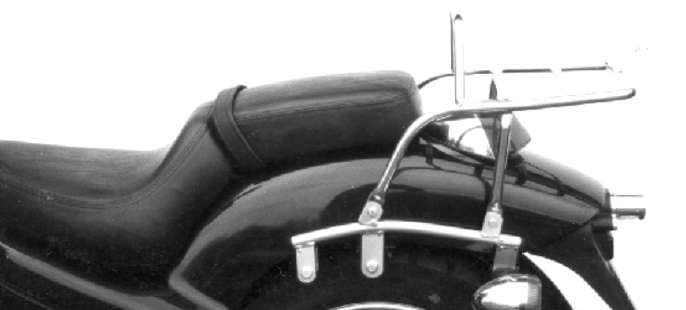 Porte-bagages tubulaire support de top case chromé pour Honda VT 600 C (88-00) Hepco & Becker