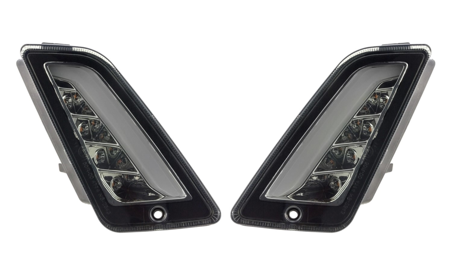 Kit clignotants avant gauche/droite pour Vespa GTS/GTS Super/GTV/GT 60/GT/GT L ('03-'13), teinté