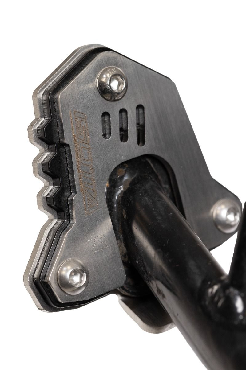 Élargissement du pied de béquille latérale pour Honda CB 500 X / NX 500, noir structuré