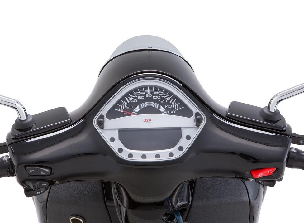 Compte-tours/tachymètre pour Vespa GTS/GTS Super 125-300ccm ('14-'16), argenté