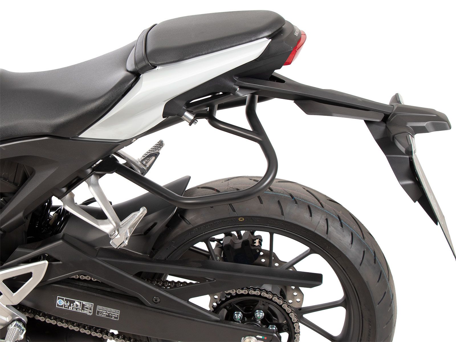 Arceau de protection arrière noir pour Honda CB 125 R (18-24) Hepco & Becker